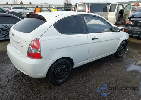2007 Hyundai Accent Gs from USA, damaged, VIN KMHCM36C97U008231